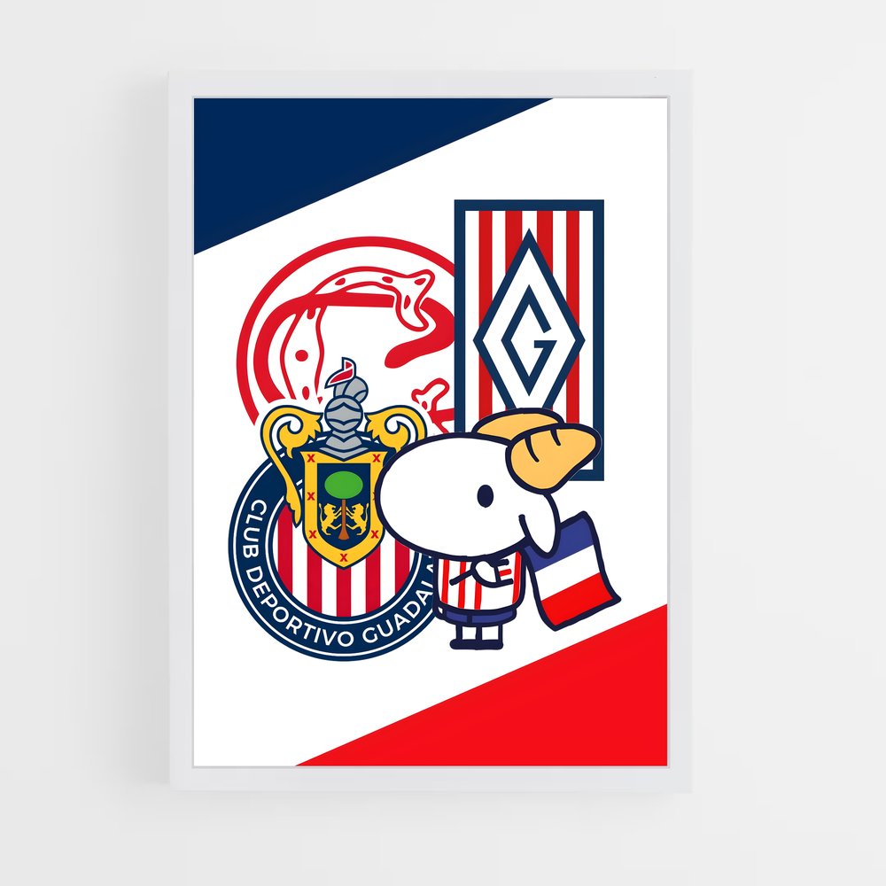 ap-club deportivo guadalajara-8 cadre Blanc