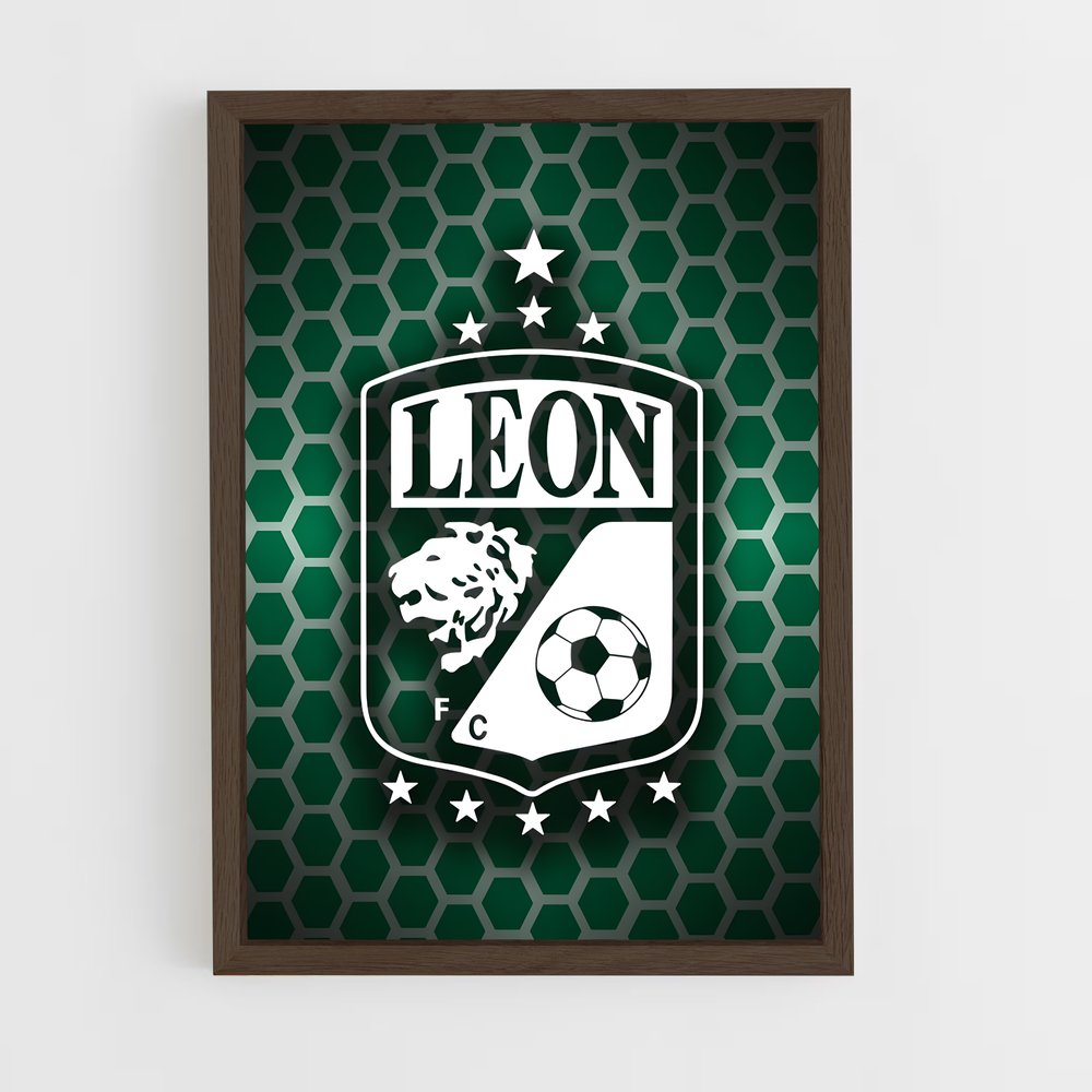 ap-club leon-10 cadre Bois foncé