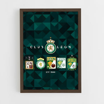 ap-club leon-2 cadre Bois foncé