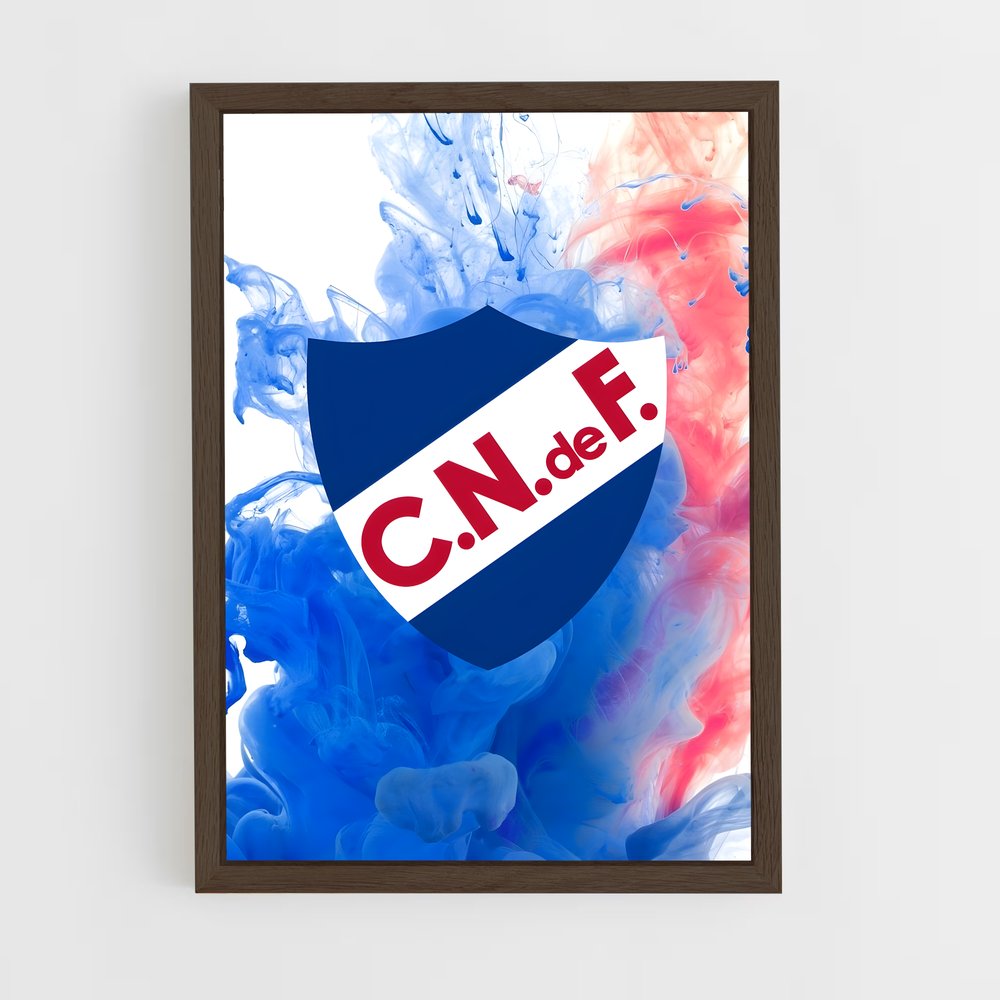 ap-club nacional de football-6 cadre Bois foncé