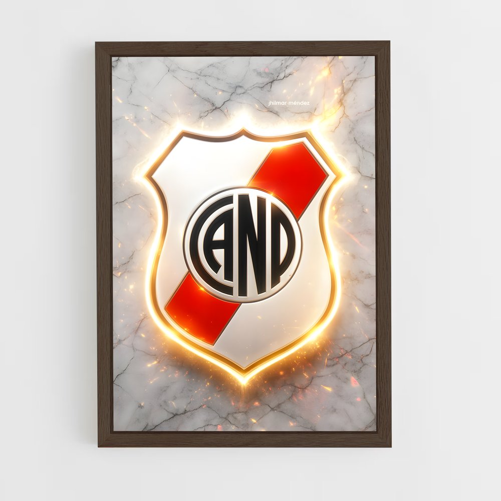 ap-club nacional potosi-2 cadre Bois foncé
