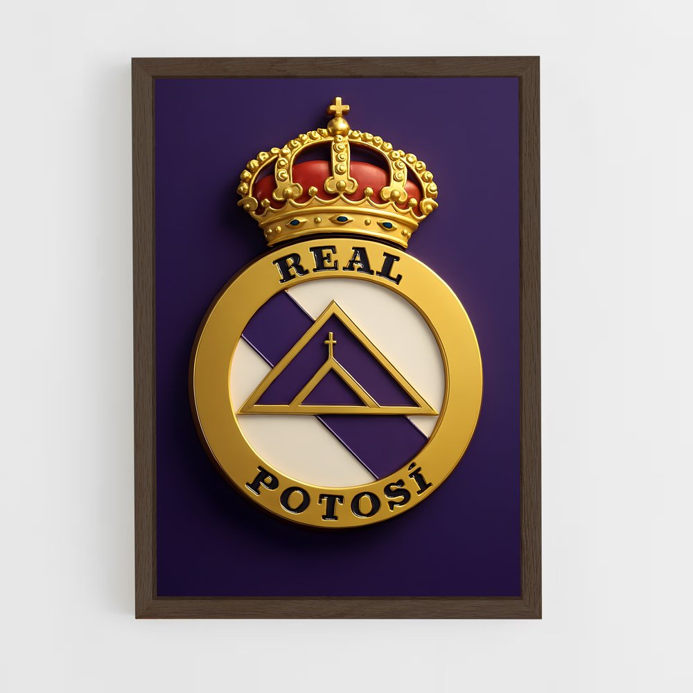 ap-club real potosi-2 cadre Bois foncé