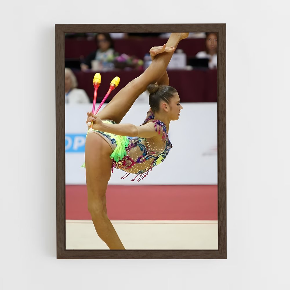 ap-clubs rhythmic gymnastics-1 cadre Bois foncé