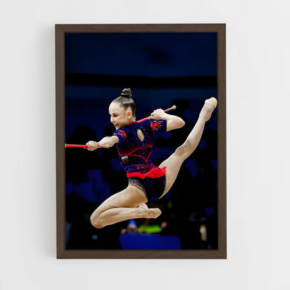 ap-clubs rhythmic gymnastics-3 cadre Bois foncé