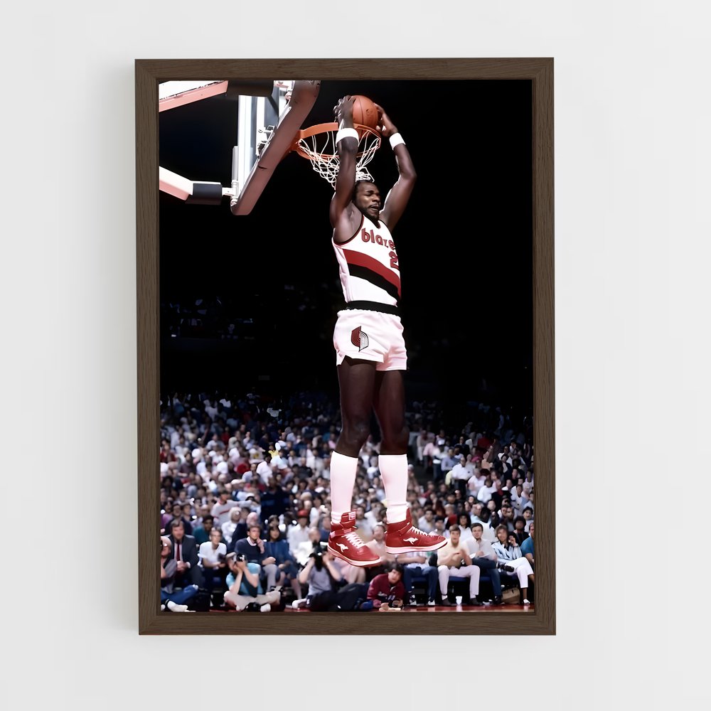 ap-clyde drexler-4 cadre Bois foncé