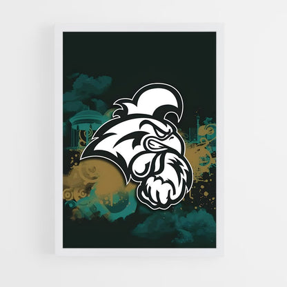 ap-coastal carolina chanticleers-1 cadre Blanc