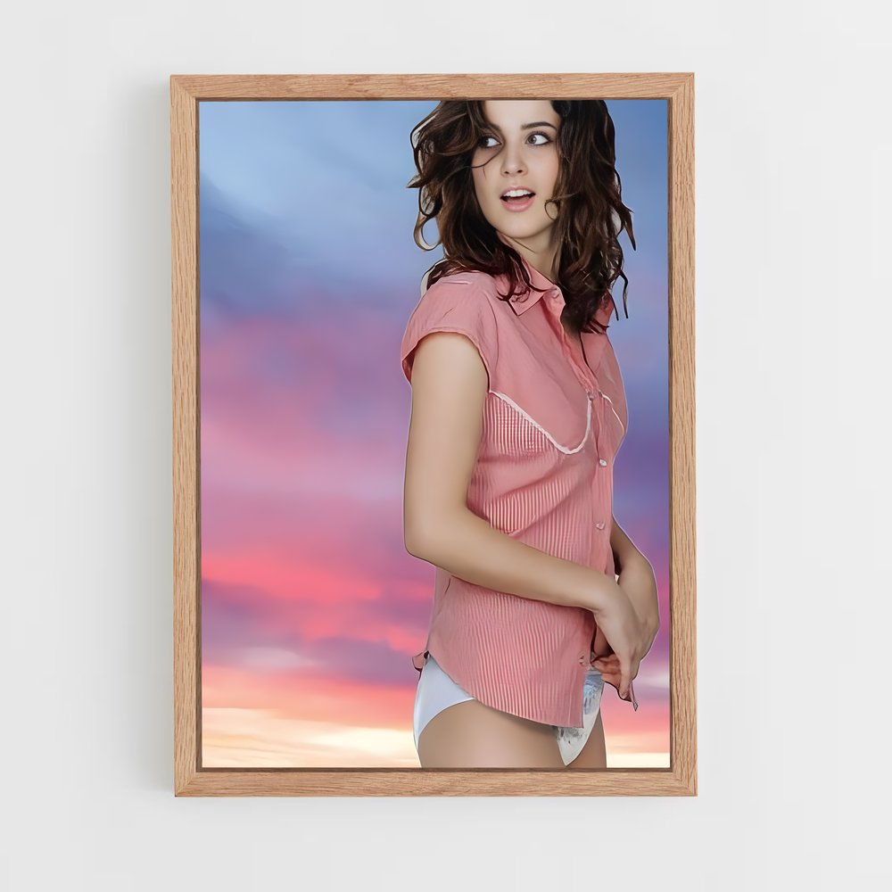 ap-cobie smulders-4 cadre Bois clair