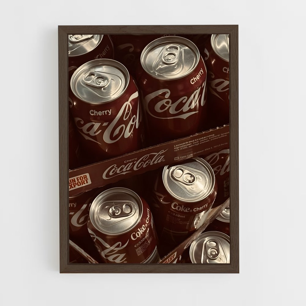 ap-coca cola-8 cadre Bois foncé