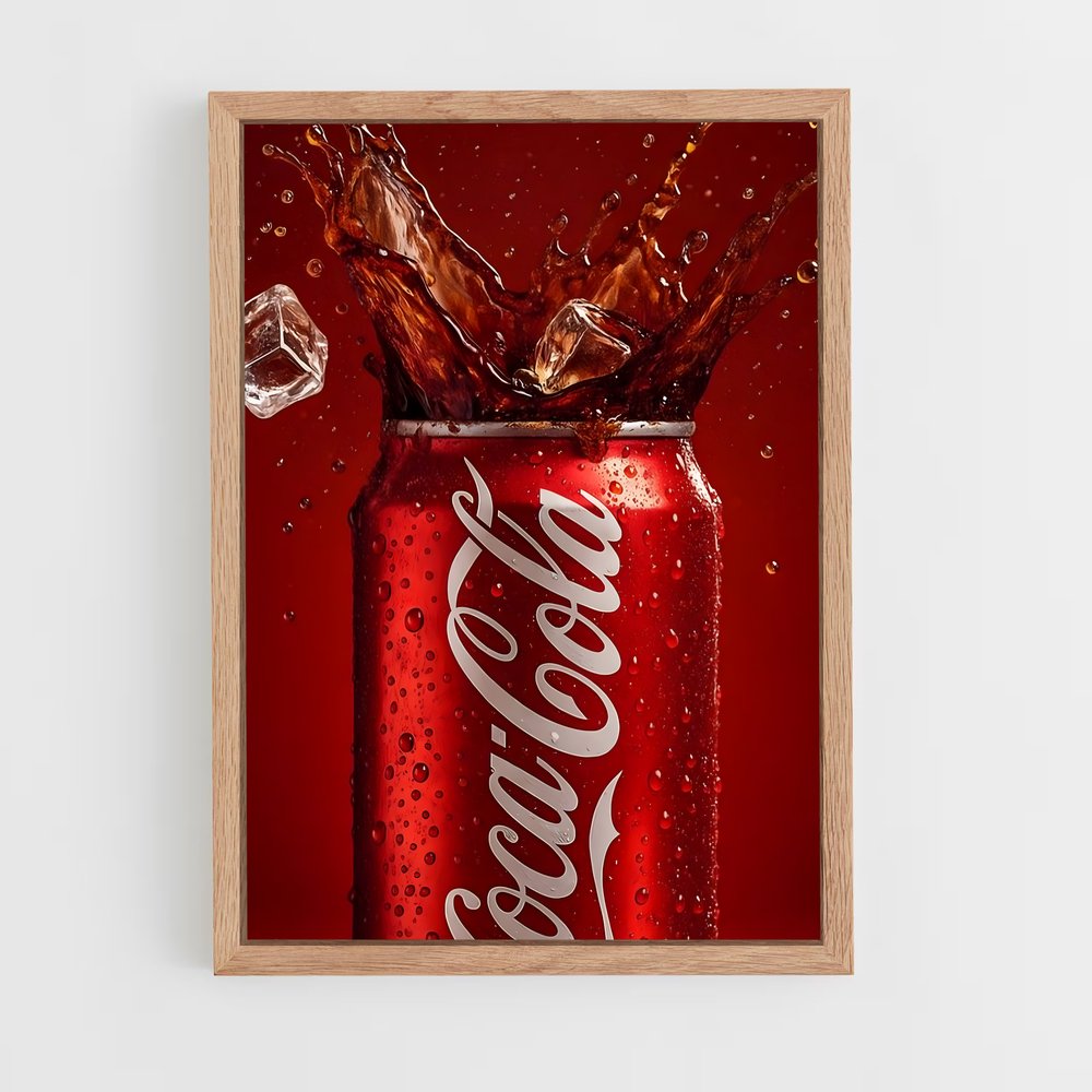 ap-coca cola-9 cadre Bois clair