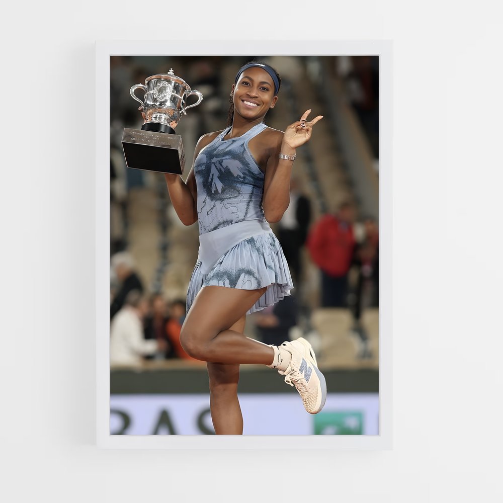 ap-coco gauff-2 cadre Blanc