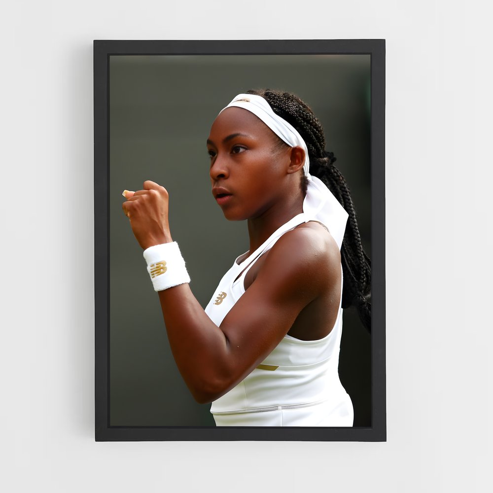ap-coco gauff-3 cadre Noir