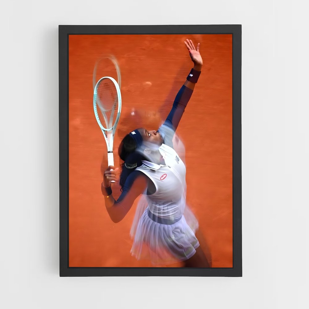ap-coco gauff-4 cadre Noir