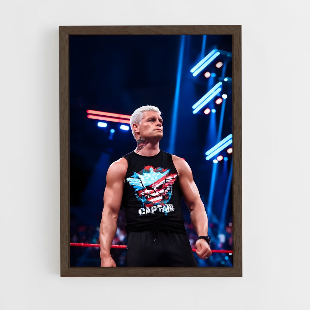 ap-cody rhodes-2 cadre Bois foncé