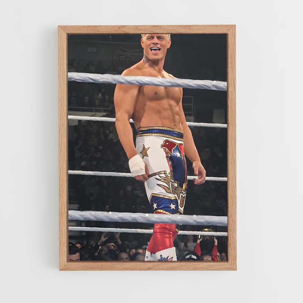 ap-cody rhodes-4 cadre Bois clair