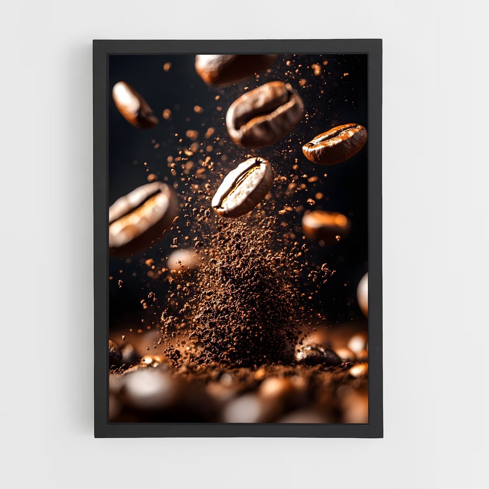 ap-coffee beans-5 cadre Noir