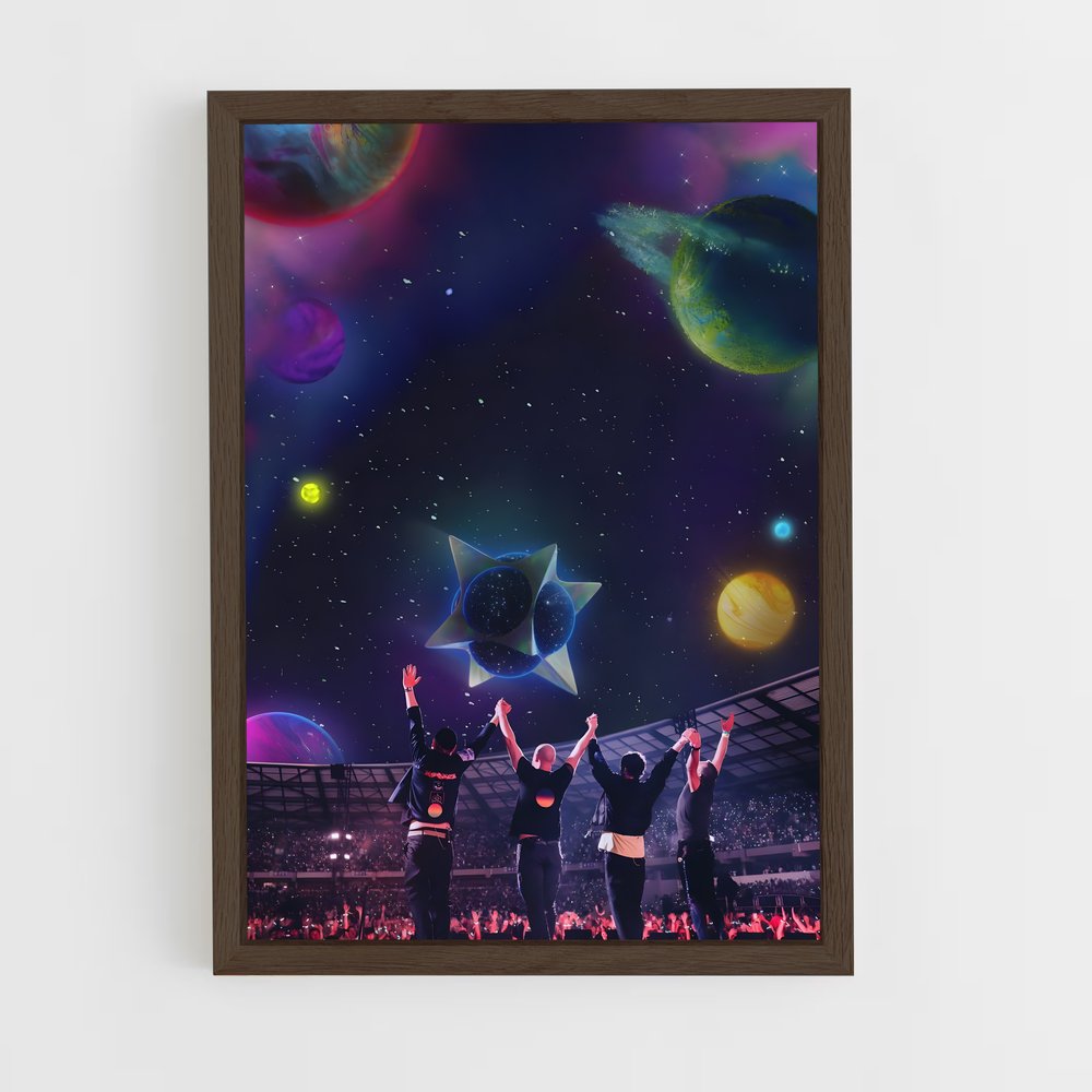 ap-coldplay-2 cadre Bois foncé