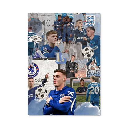 Poster Duo en Bleu