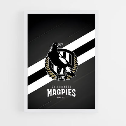 ap-collingwood magpies-1 cadre Blanc