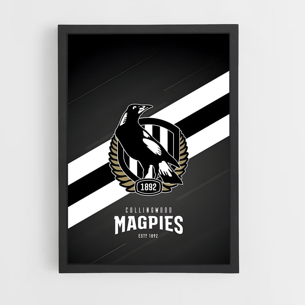 ap-collingwood magpies-1 cadre Noir