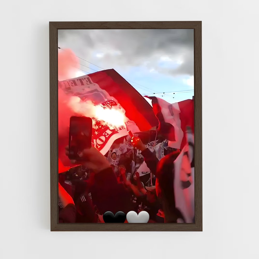 ap-colo colo chile football club-1 cadre Bois foncé