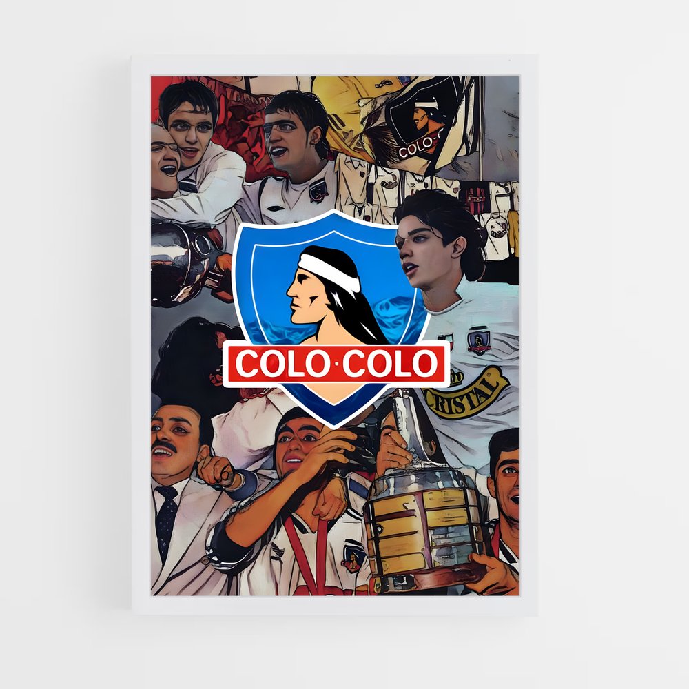 ap-colo colo chile football club-4 cadre Blanc