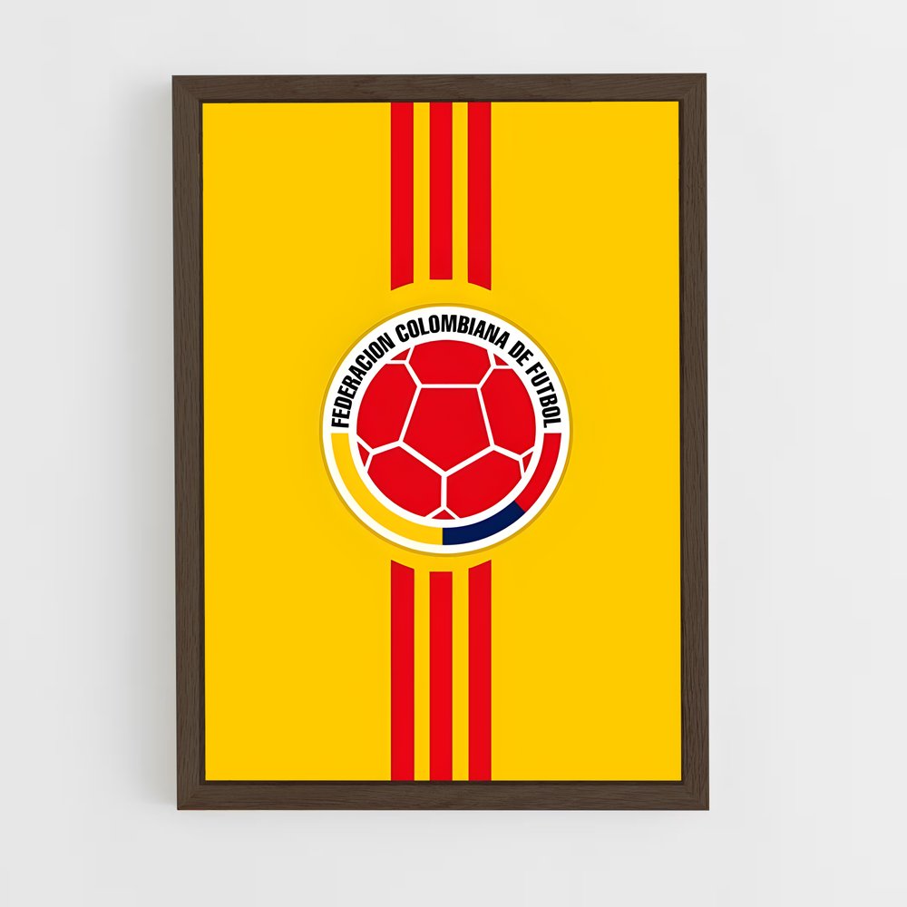 ap-colombia national football team-3 cadre Bois foncé