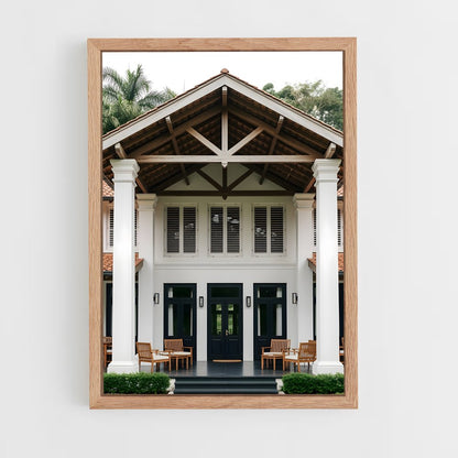 ap-colonial architecture-1 cadre Bois clair