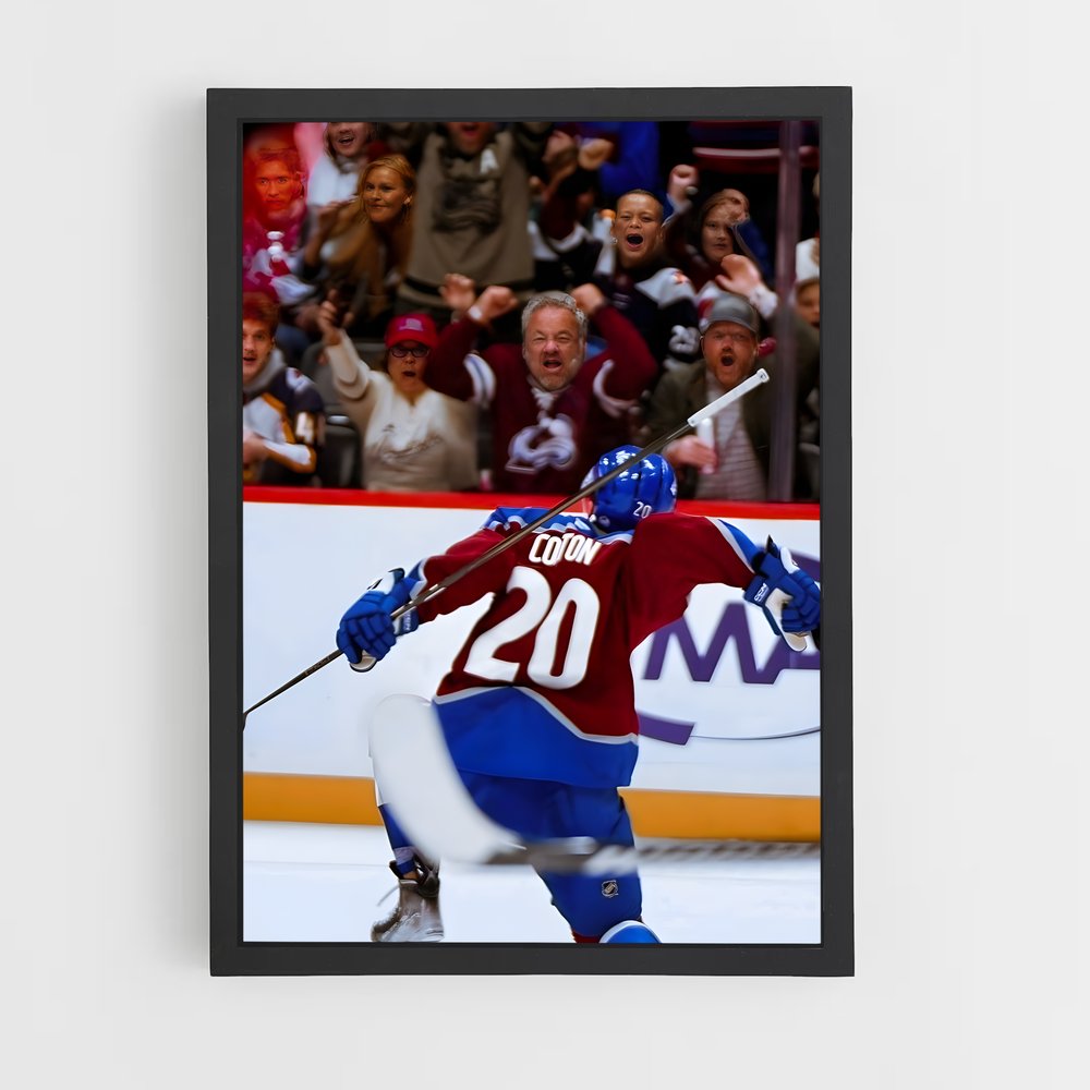 ap-colorado avalanche-12 cadre Noir