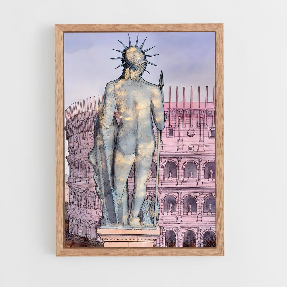 ap-colossus of barletta-5 cadre Bois clair