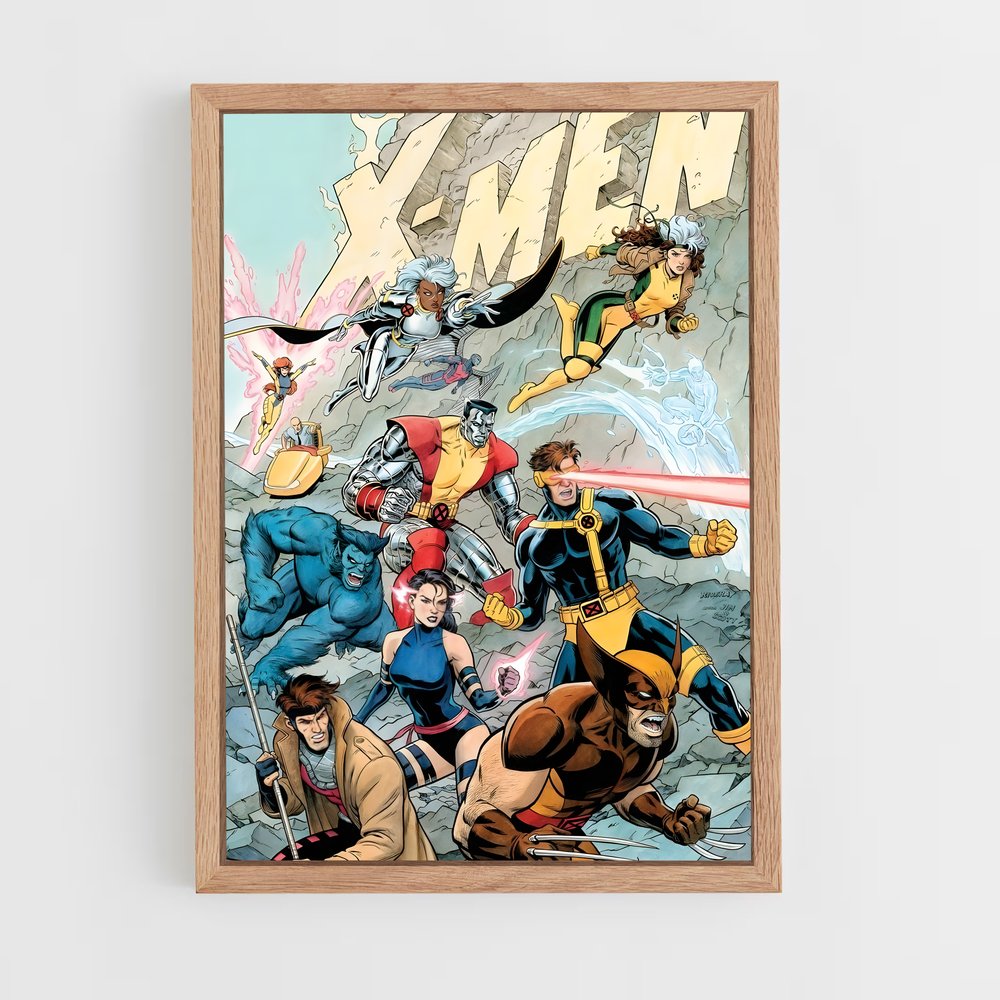 ap-colossus x-men-3 cadre Bois clair