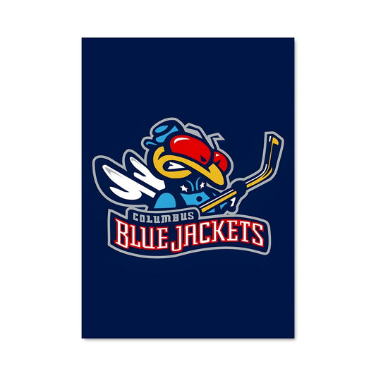 Poster Blue Jackets Pride