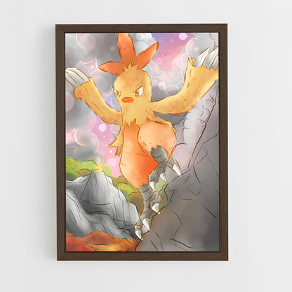 ap-combusken-3 cadre Bois foncé