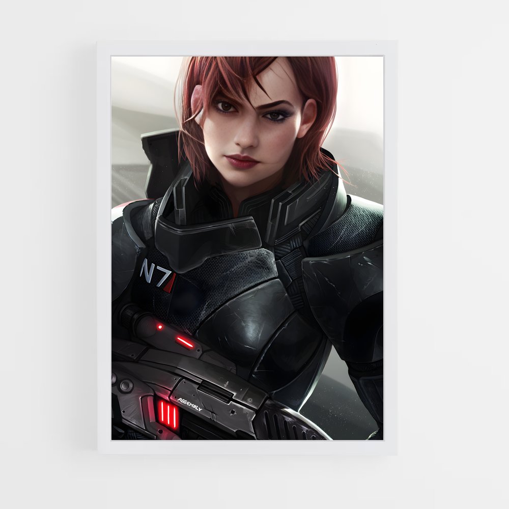ap-commander shepard-1 cadre Blanc