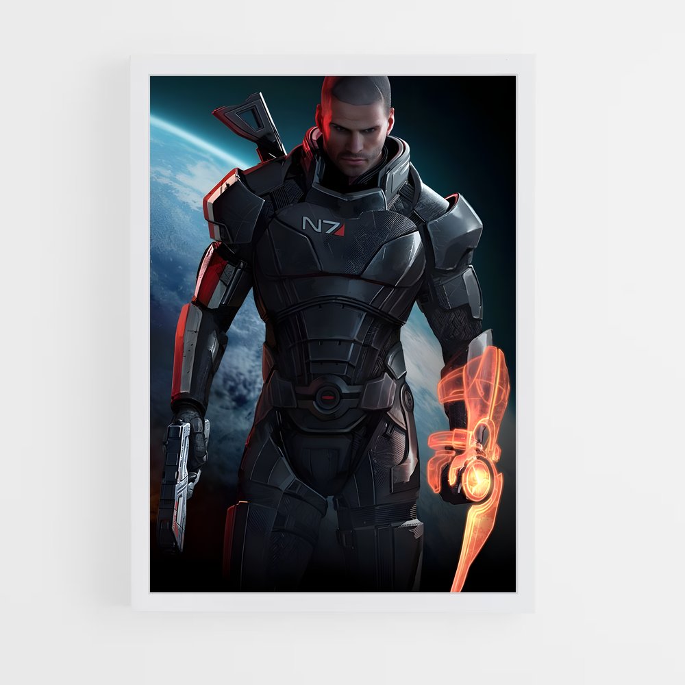 ap-commander shepard-2 cadre Blanc