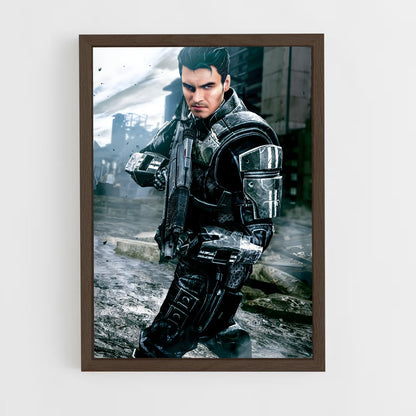 ap-commander shepard-6 cadre Bois foncé