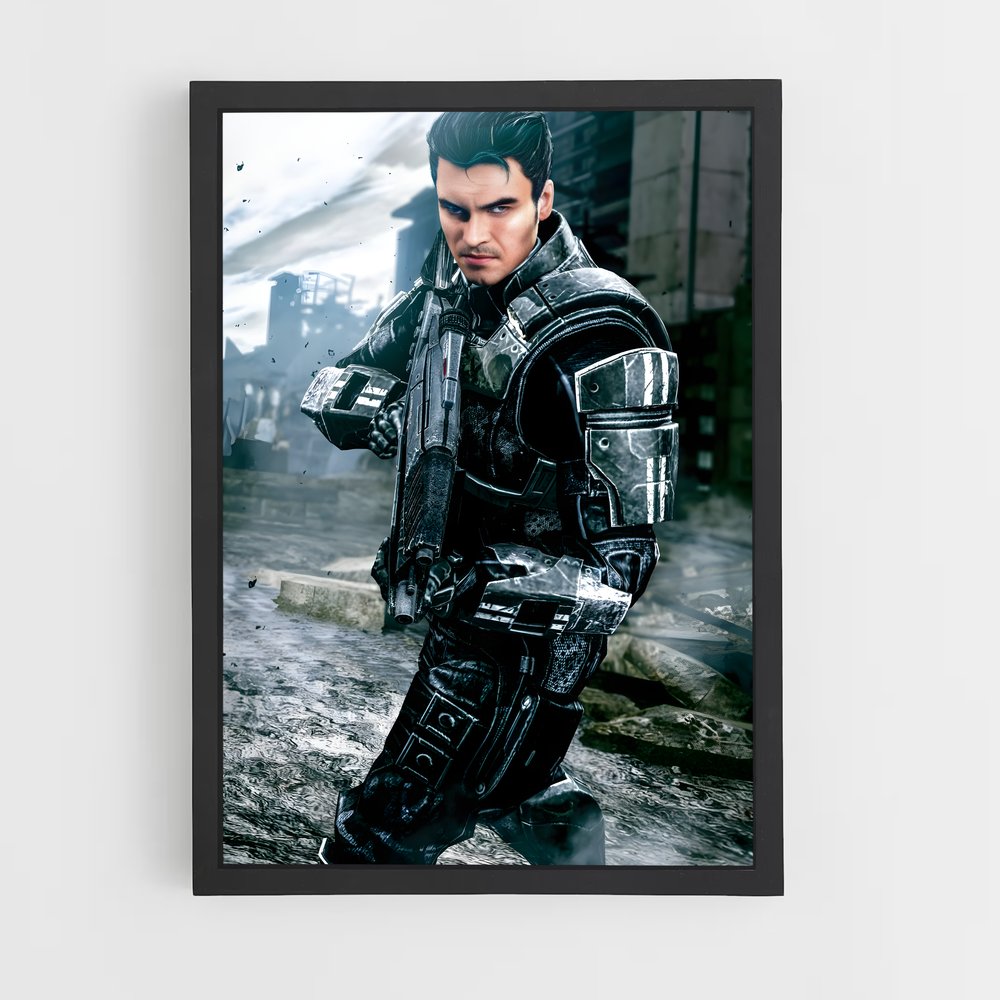 ap-commander shepard-6 cadre Noir