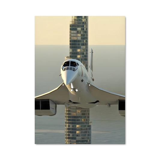 Poster Skyline en Vol