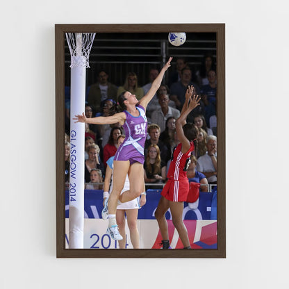 ap-commonwealth games netball-2 cadre Bois foncé