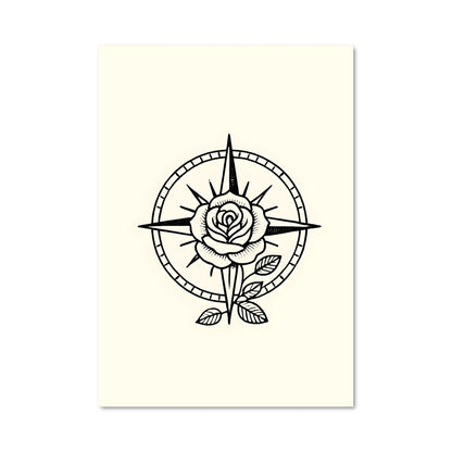 Poster Compass rose 19452