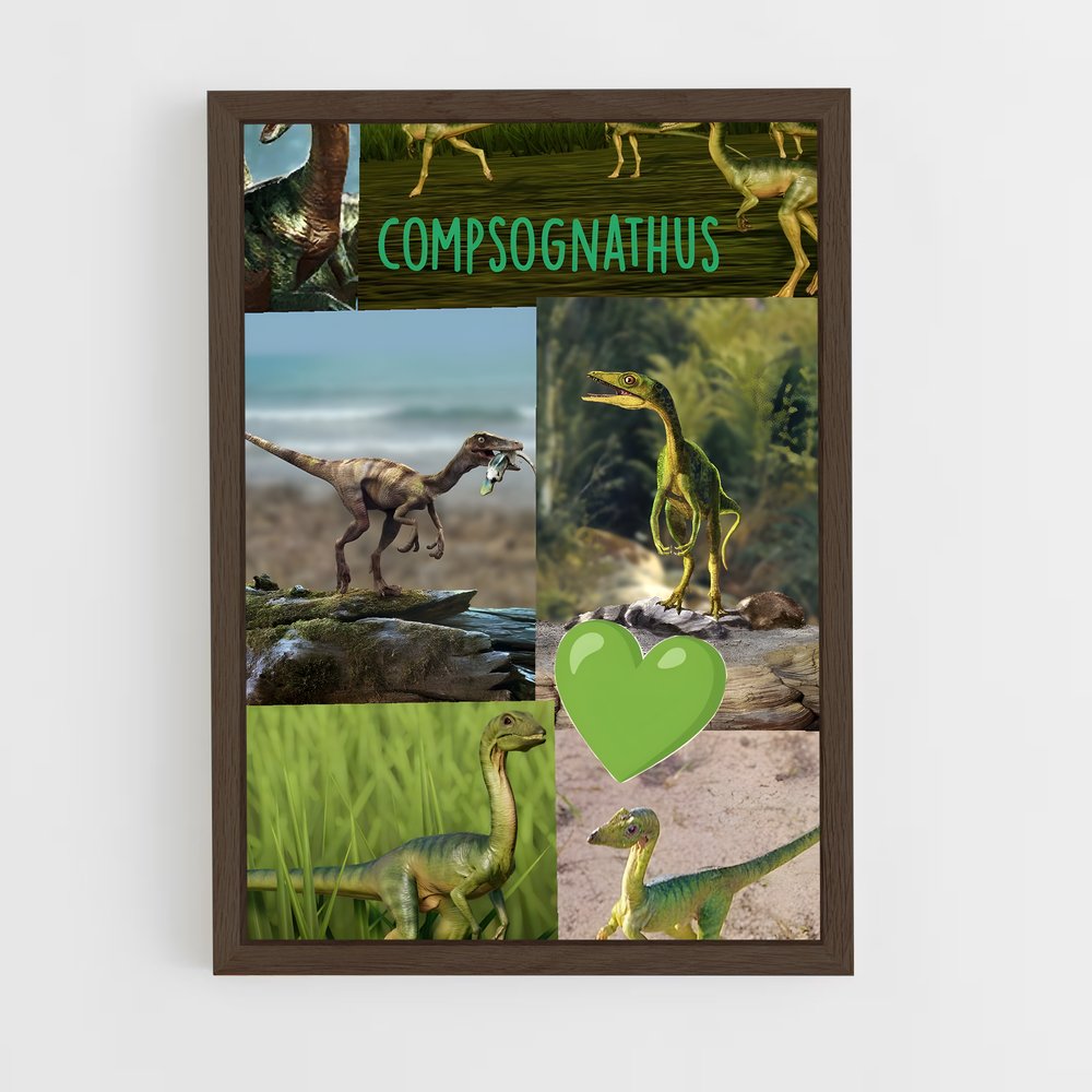 ap-compsognathus-2 cadre Bois foncé