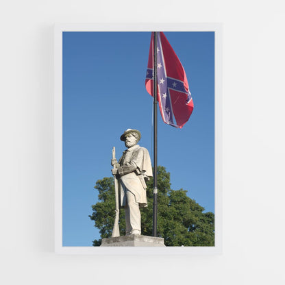 ap-confederate states flag-2 cadre Blanc