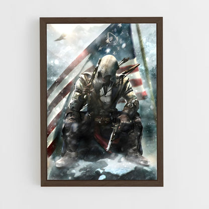 ap-connor kenway-1 cadre Bois foncé