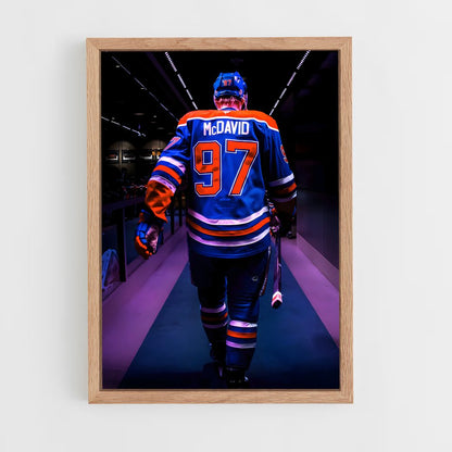 ap-connor mcdavid-1 cadre Bois clair