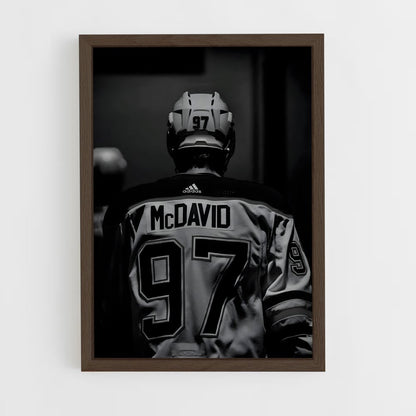 ap-connor mcdavid-5 cadre Bois foncé
