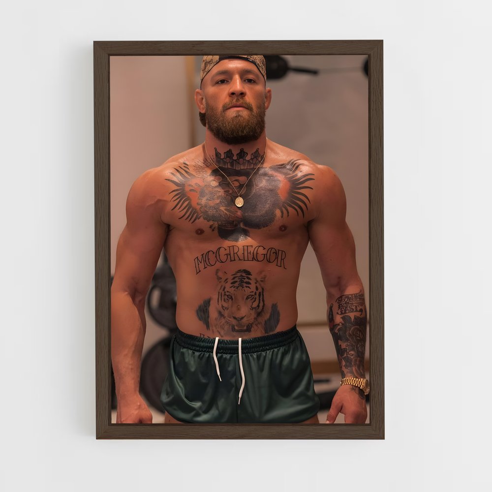 ap-conor mcgregor-11 cadre Bois foncé