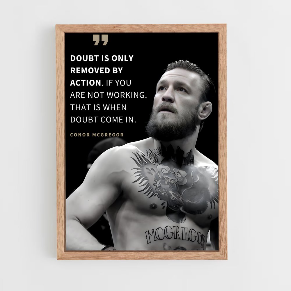 ap-conor mcgregor-13 cadre Bois clair