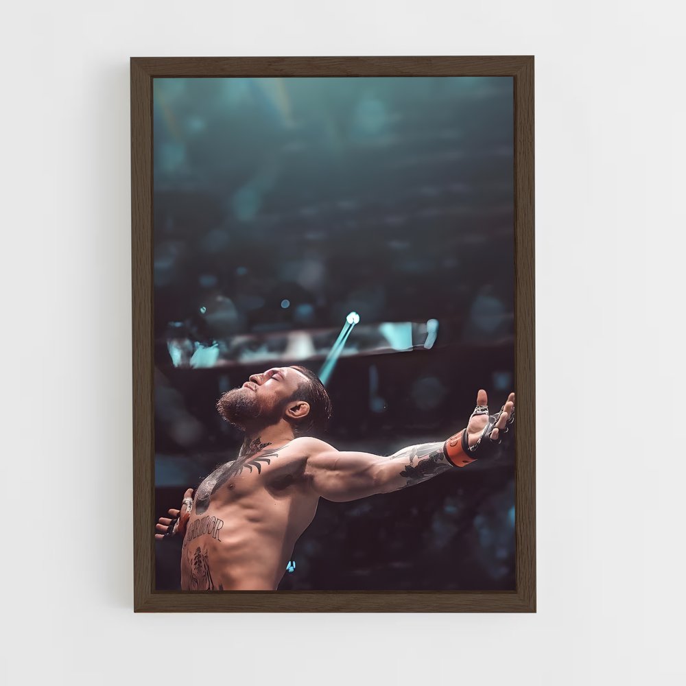 ap-conor mcgregor-14 cadre Bois foncé
