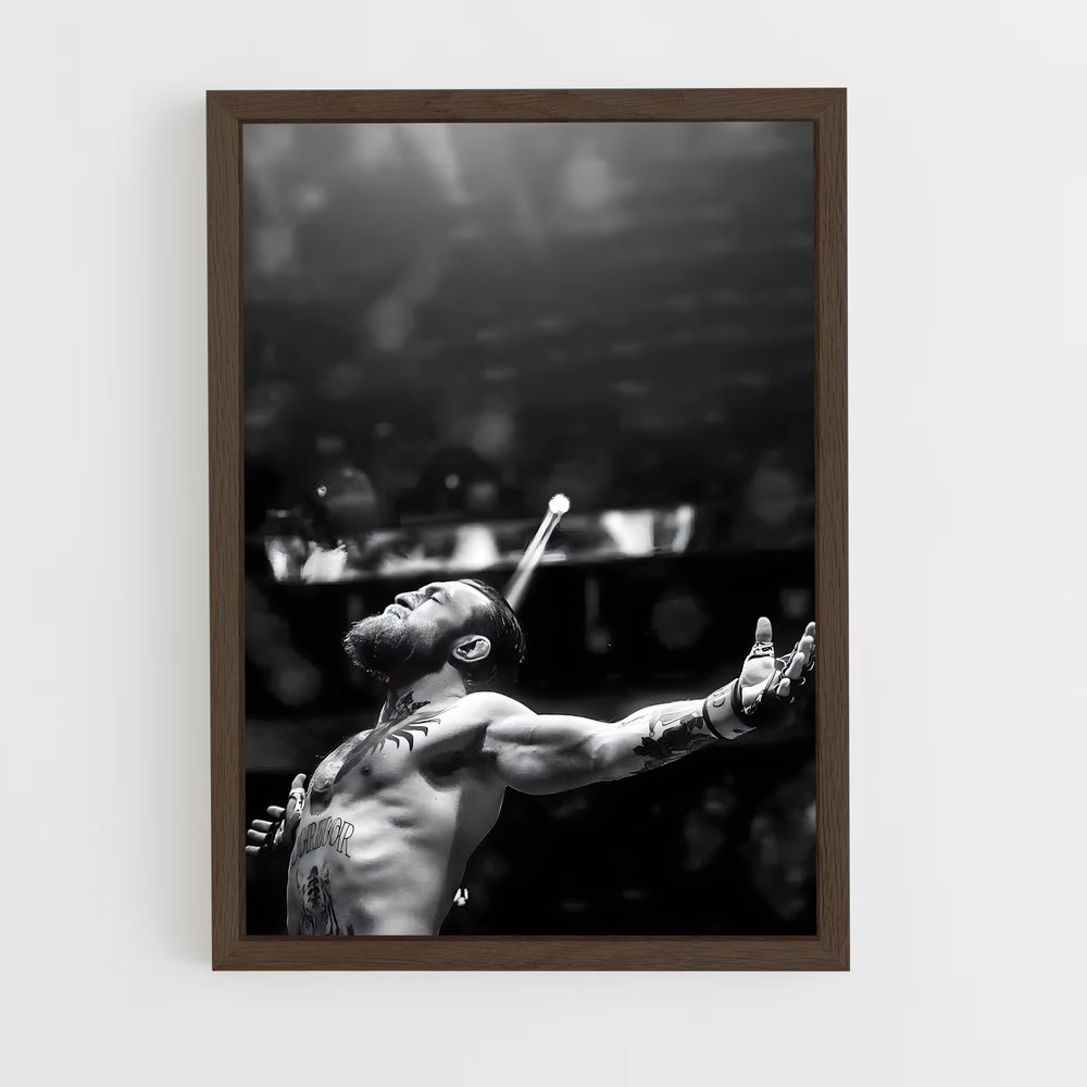 ap-conor mcgregor-5 cadre Bois foncé