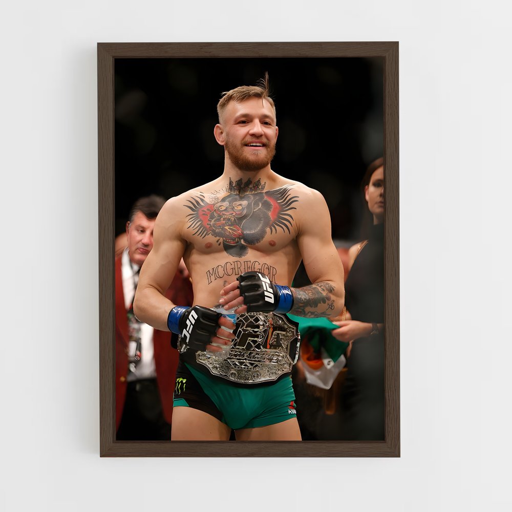 ap-conor mcgregor-6 cadre Bois foncé