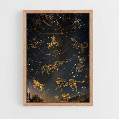 ap-constellation-13 cadre Bois clair